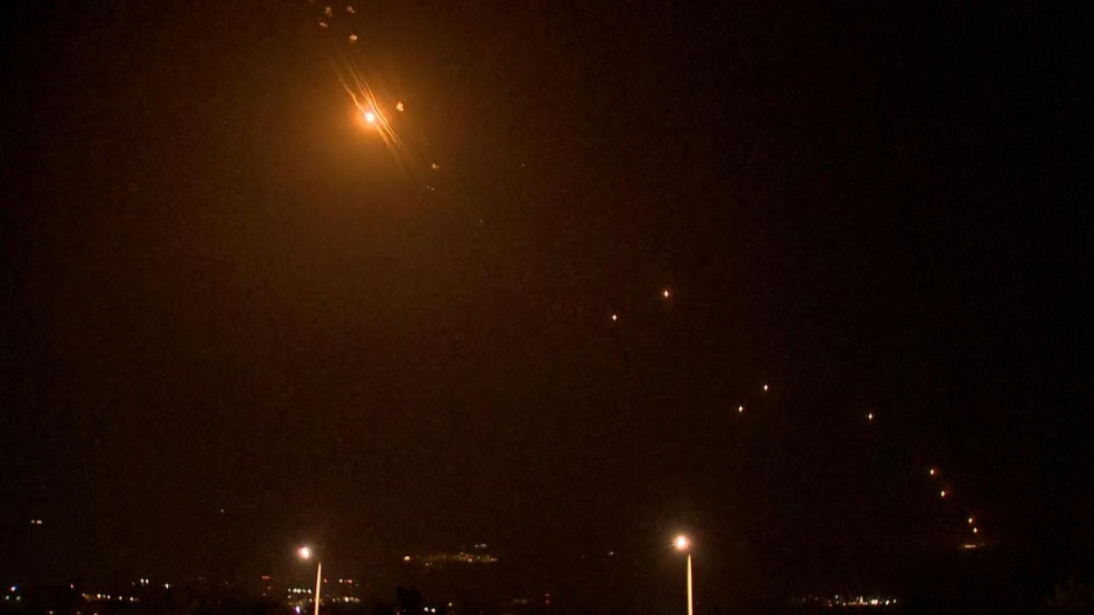 Drámai égi háború Izrael felett: brutális felvételek a rakétázásról