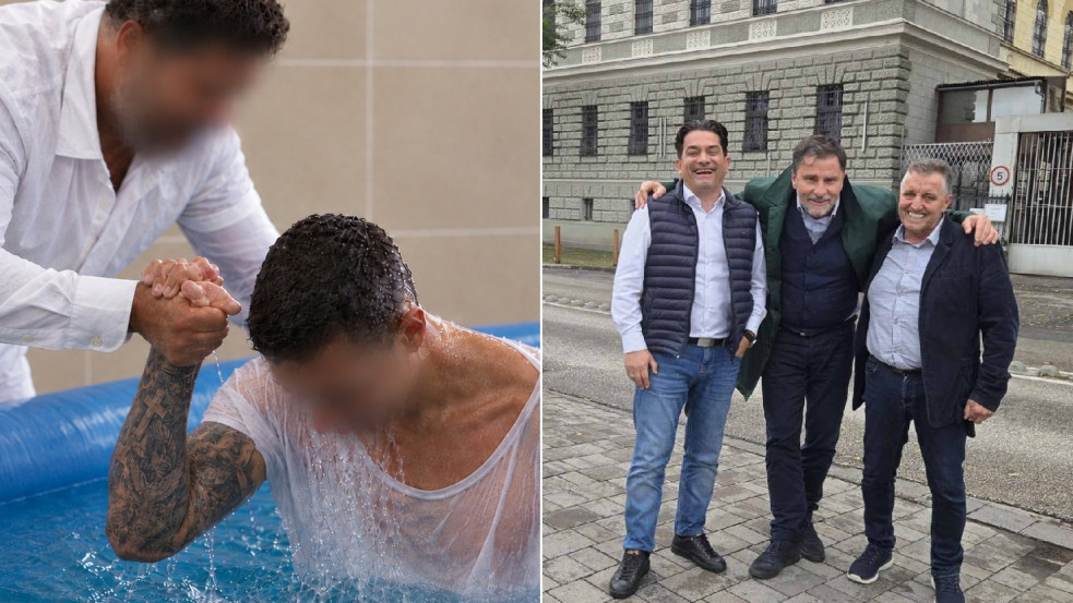 Bűncselekmények helyett Krisztus: Eufórikus örömmel keresztelkedtek meg a szegedi rabok
