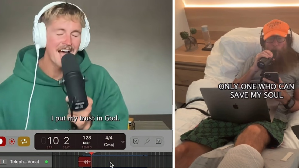 „Állj Krisztus kősziklájára!” - Forrest Frank legújabb dalával ezúttal a törött lábú David Crowdert bátorítja
