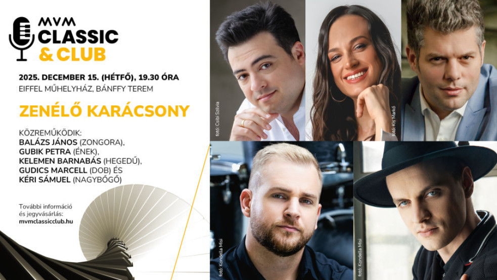 Exkluzív zenei programokkal folytatódik az MVM Classic&Club koncertsorozat